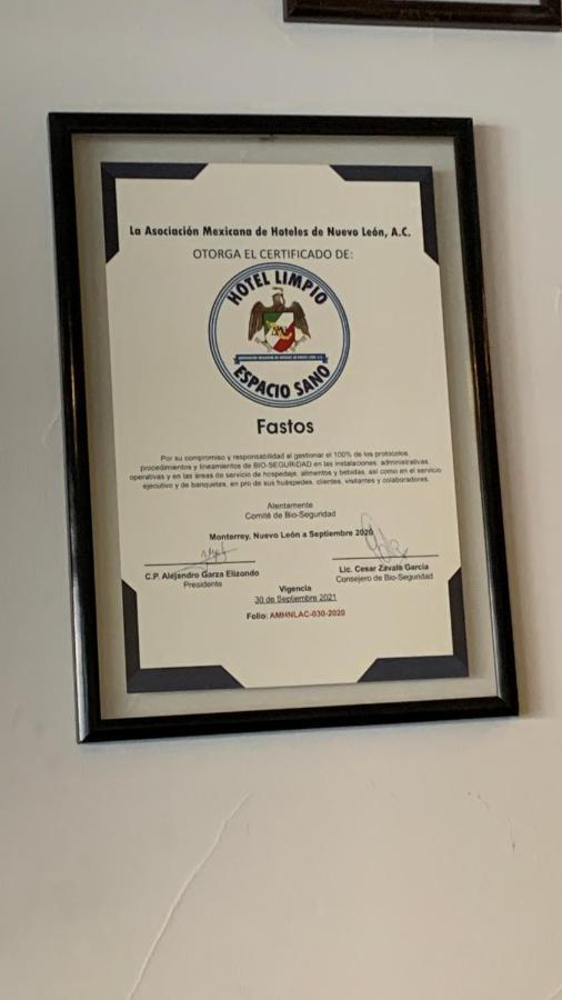 Fastos Hotel Monterrey Eksteriør billede